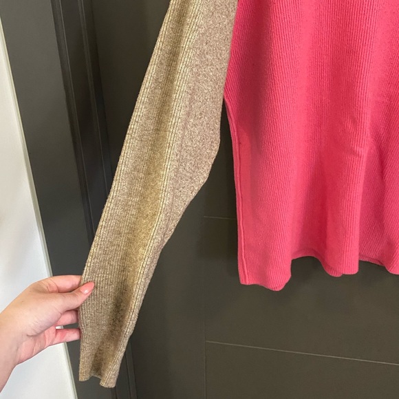 Free People Colorblock Turtleneck Sweater - Picture 8 of 11